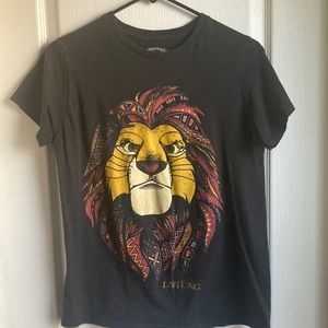 Disney Lion King black shirt with Simba size S
